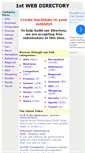 Mobile Screenshot of 1stwebdirectory.com